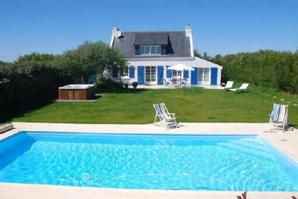 Maison "Ker Galinette " , Belle-Ile-En-Mer, Piscine Chauffee Et Jacuzzi Bangor Esterno foto